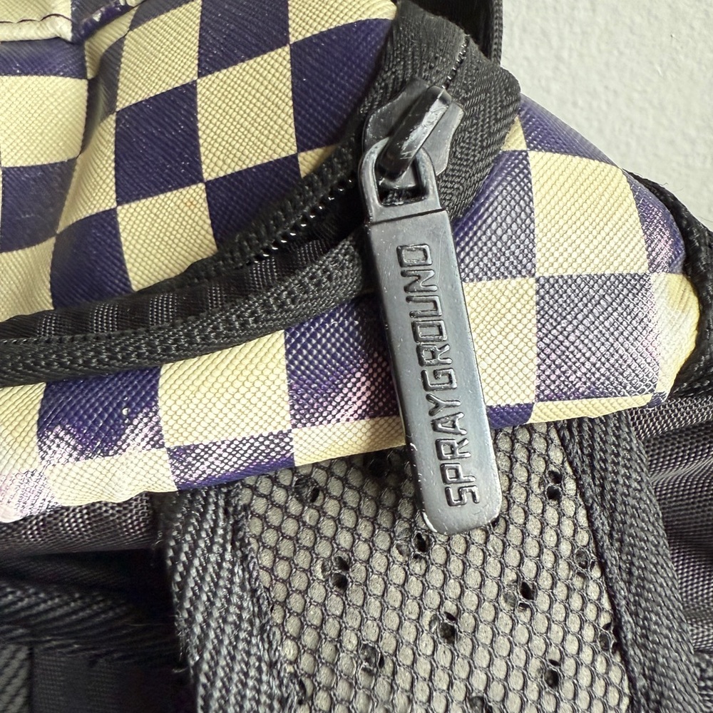 Anime Character Checkered Backpack - Picture 6 of 11